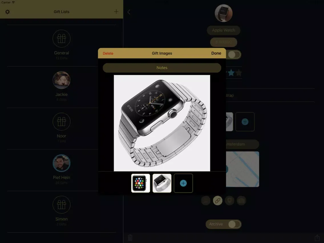 Capturas de pantalla de Gift Shopping iPad 