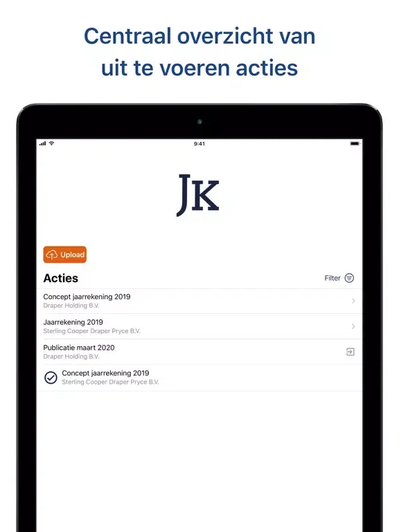 ภาพหน้าจอของ DJK Online iPad 