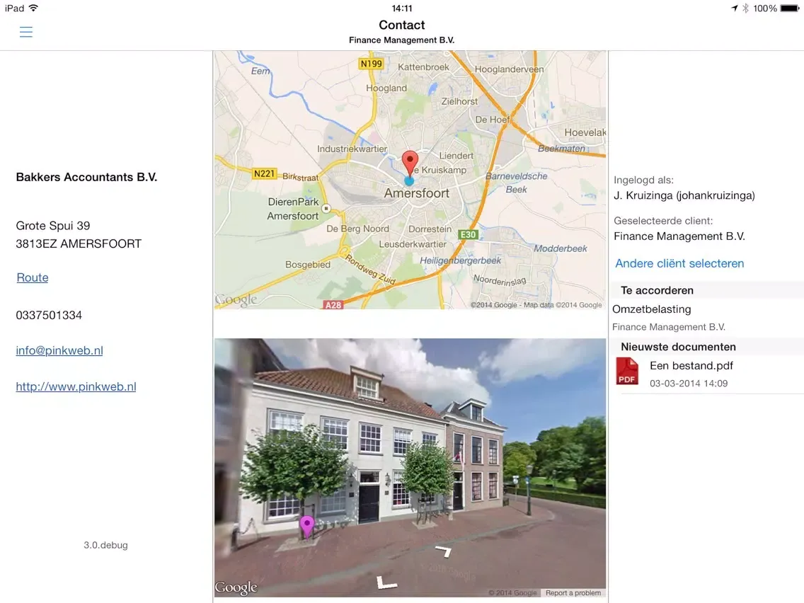 MyRSM.be iPad  Screenshots