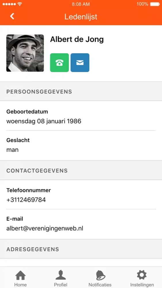 Capturas de tela do Platform Outsourcing Nederland
