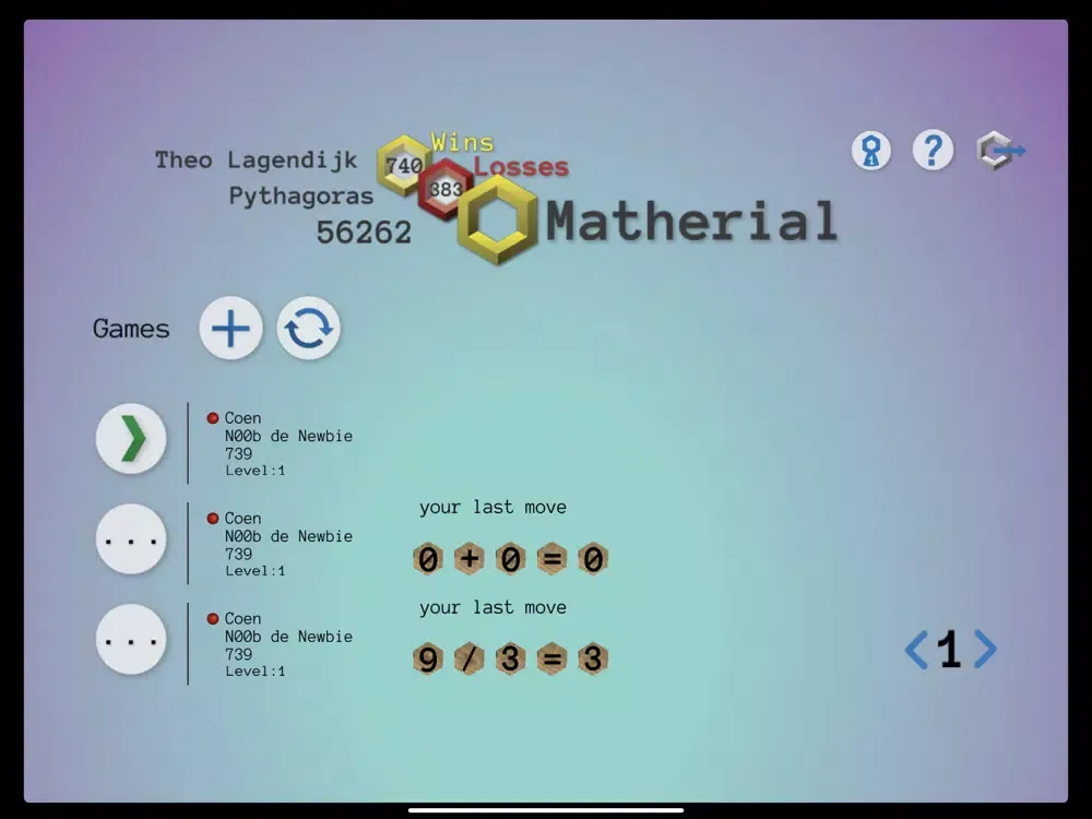 Matherial 2.0 iPad  स्क्रीनशॉट