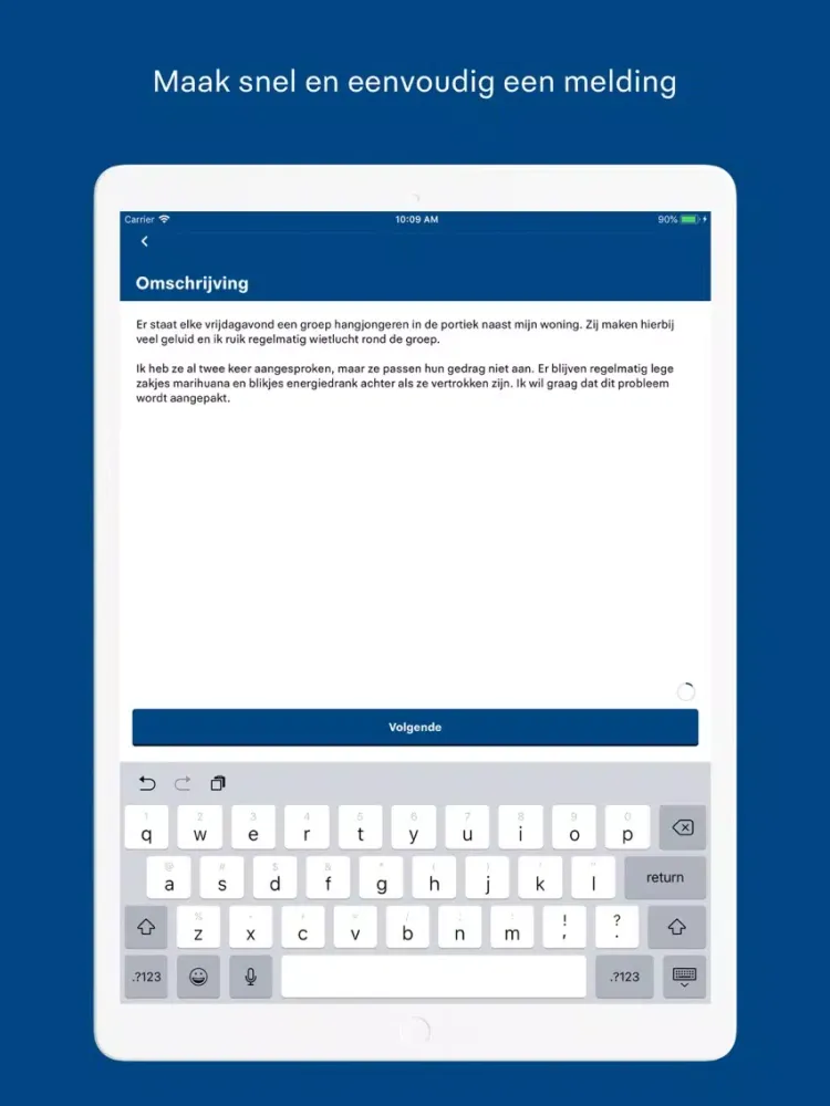 Politie iPad  स्क्रीनशॉट