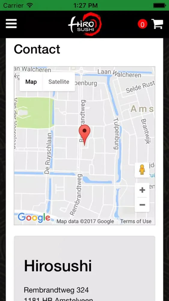 Hiro Sushi Amstelveen Ekran Görüntüleri