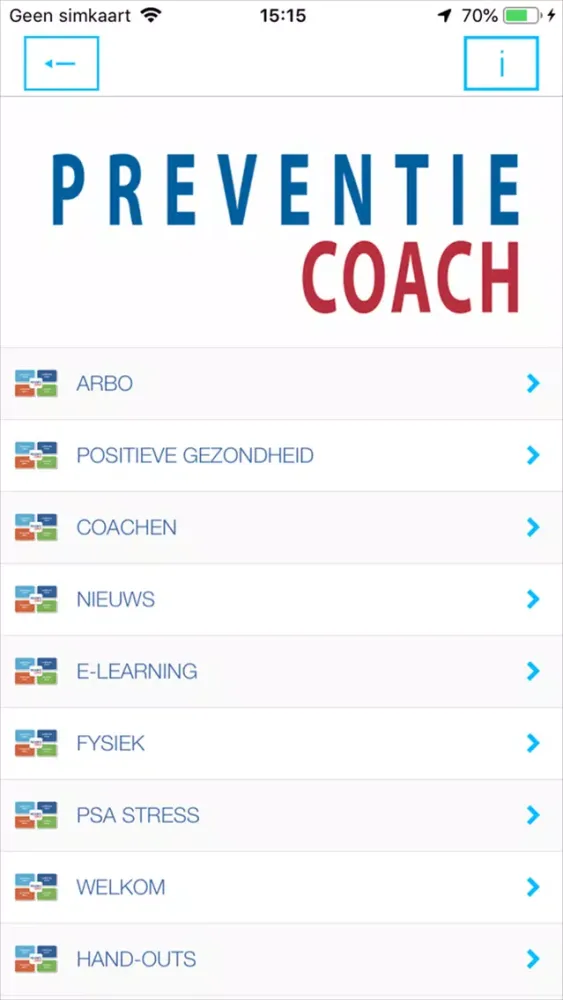 Capturas de tela do PreventieCoach Positieve Arbo