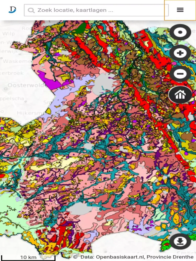 Geoportaal Drenthe iPad  Screenshots