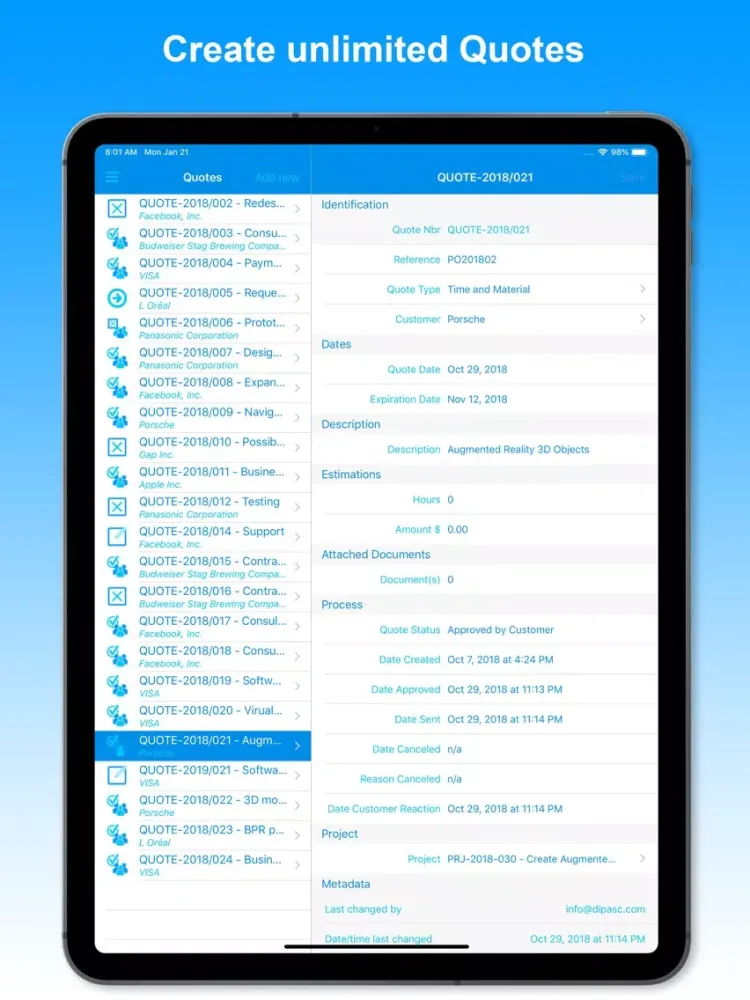 Dipasc - Quotes iPad  スクリーンショット