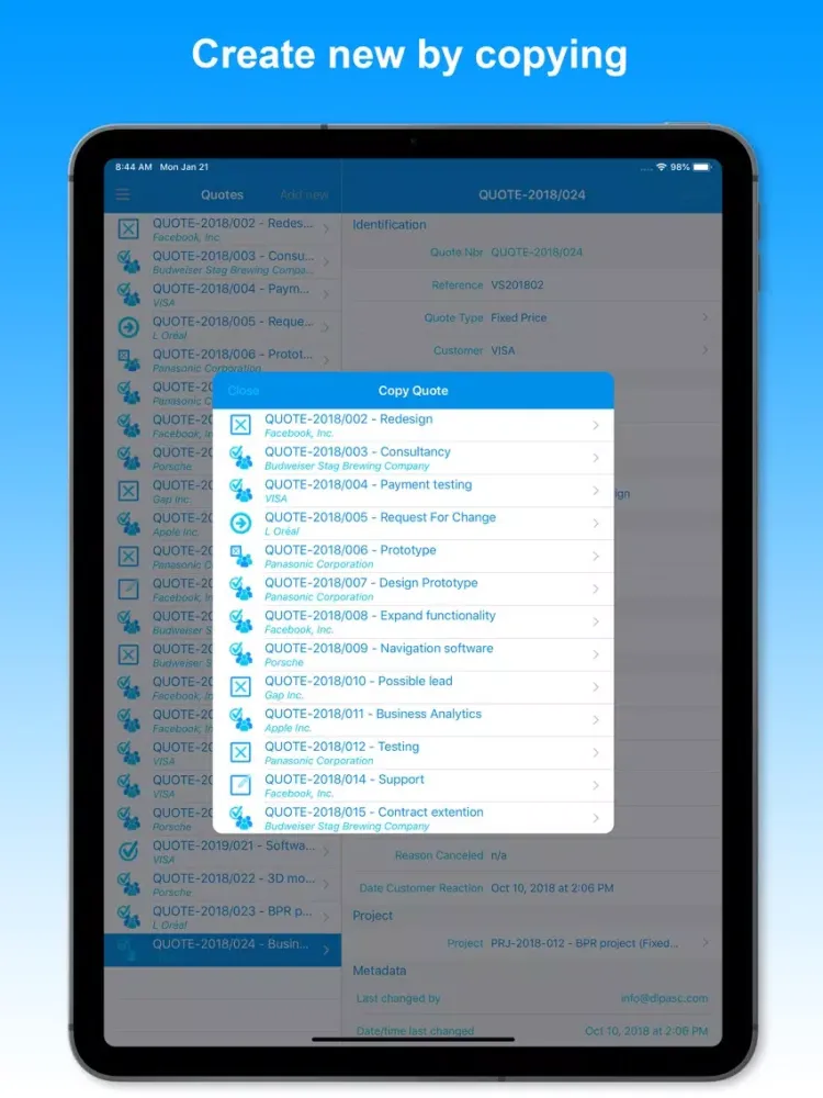 Dipasc - Quotes iPad  スクリーンショット