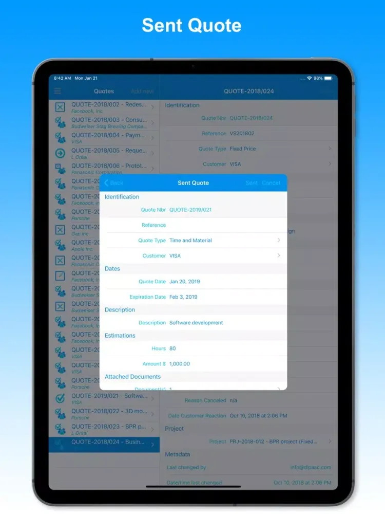 Dipasc - Quotes iPad  スクリーンショット