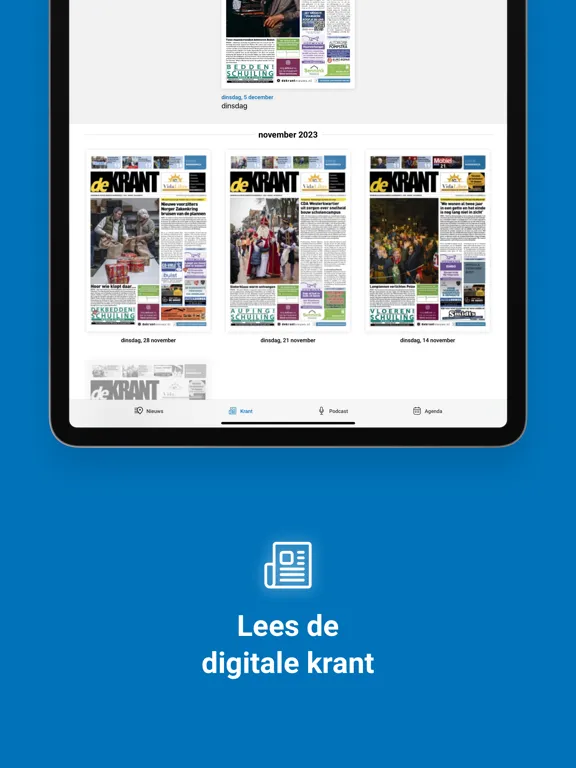 De Kranten iPad  سکرین شاٹس