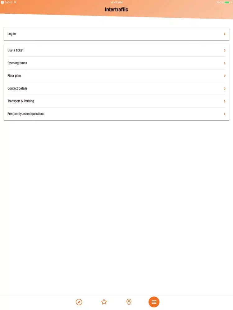 Intertraffic.com iPad  स्क्रीनशॉट