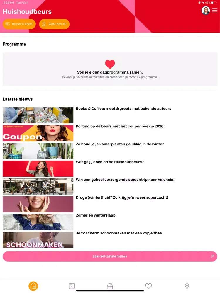 Huishoudbeurs.nl iPad  স্ক্রিনশট