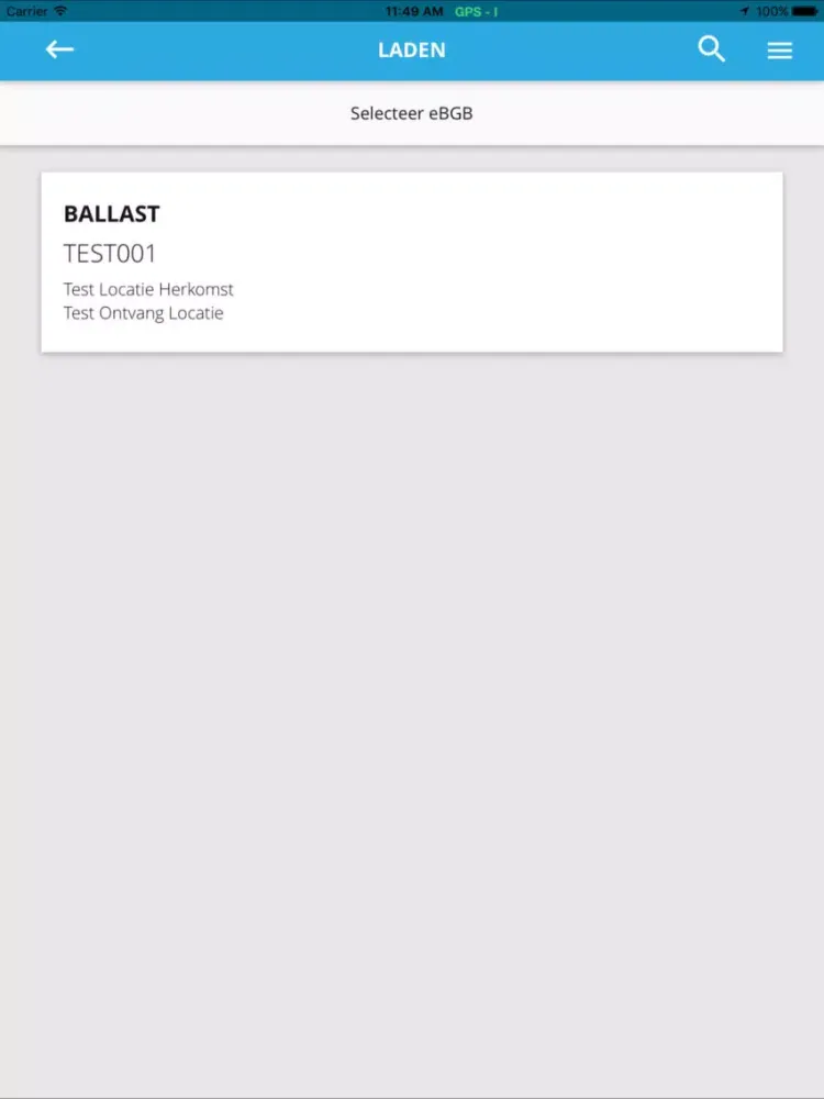 Tangkapan layar AW Groep - LZP iPad 