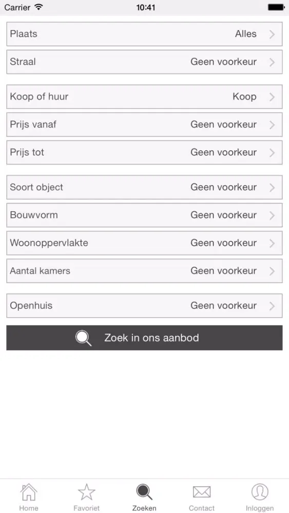 Screenshot di Pat Makelaardij