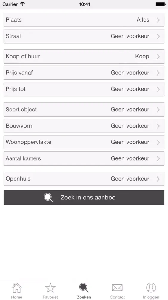 Captures d'écran de Zo-app
