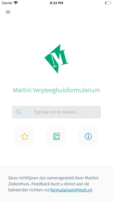 Zrzuty ekranu Formularium Verpleeghuizen
