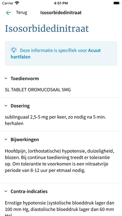 Zrzuty ekranu Formularium Verpleeghuizen