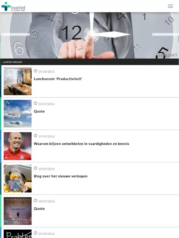 Captures d'écran de Invented Result iPad 