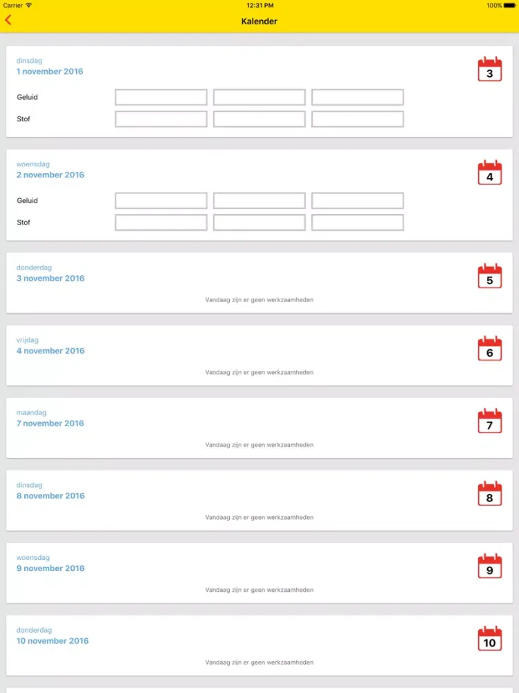 Ảnh chụp màn hình của Jongen Bewonersinformatie iPad 