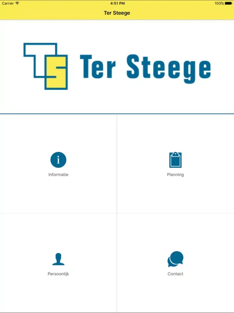 Ter Steege Bewonersinformatie iPad  स्क्रीनशॉट