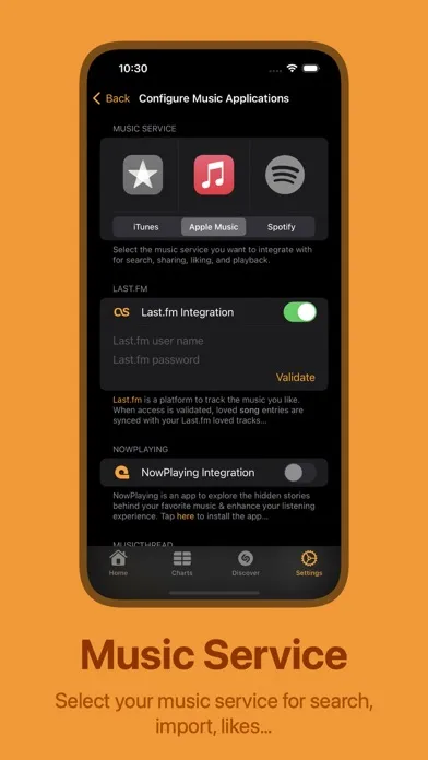 Chart Your Music Screenshots