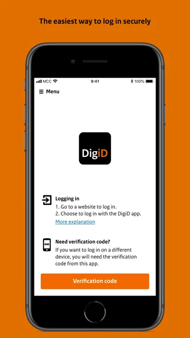 Ảnh chụp màn hình của DigiD