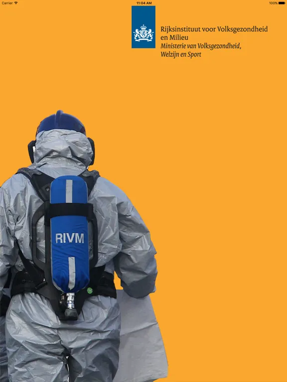 Capturas de tela do Incident RIVM iPad 