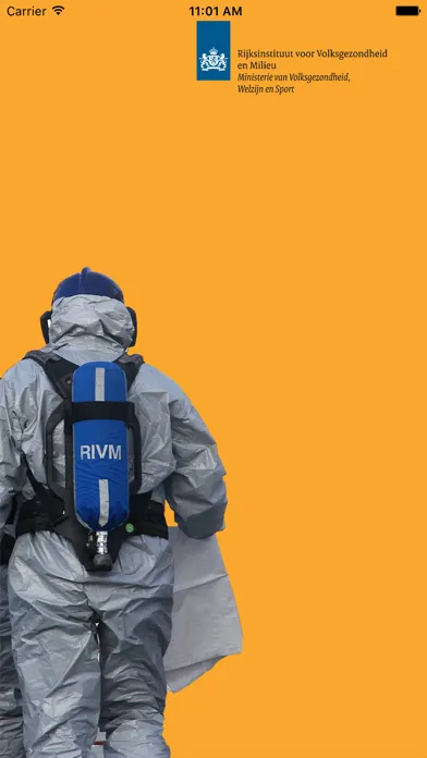 Capturas de tela do Incident RIVM