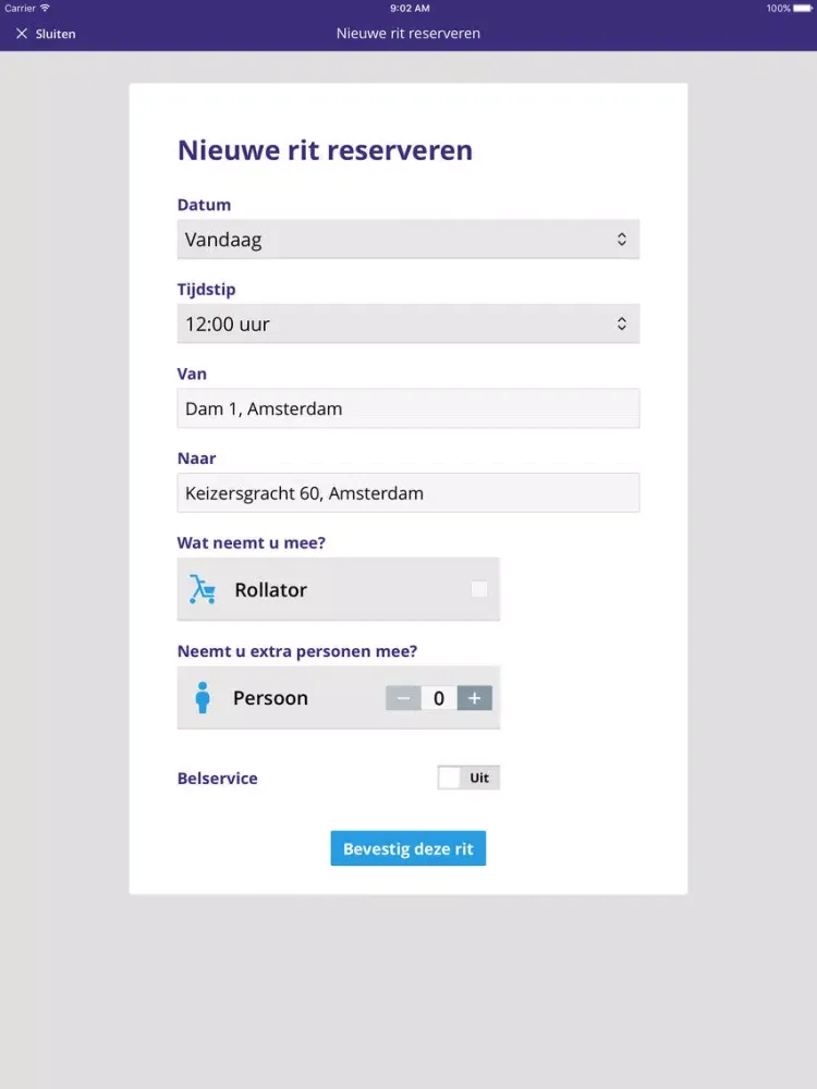 تصاویر Aanvullend openbaar vervoer iPad 