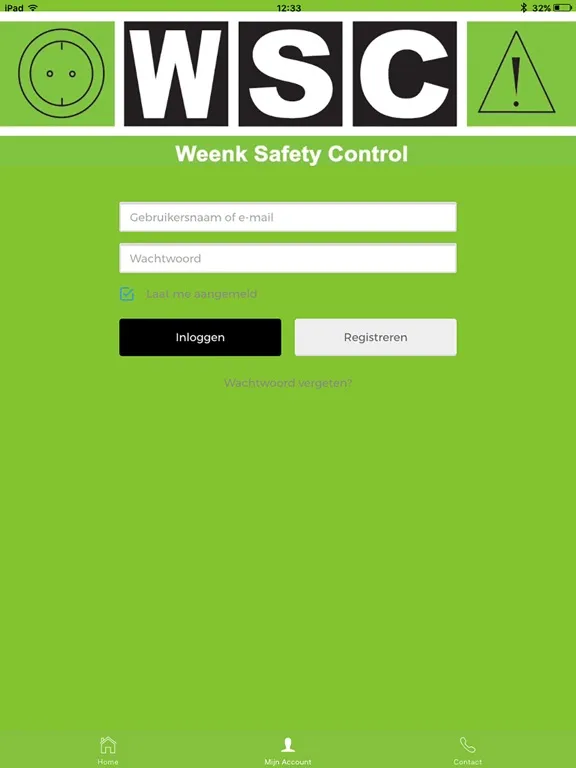Weenk Safety Control iPad 应用截图