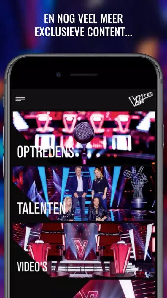 Capturas de tela do The Voice Kids app
