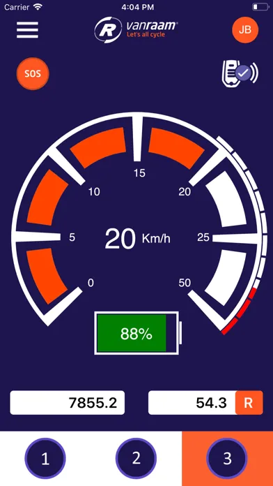 Zrzuty ekranu Van Raam E-Bike