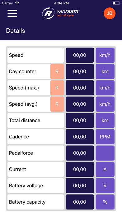 Van Raam E-Bike應用截圖