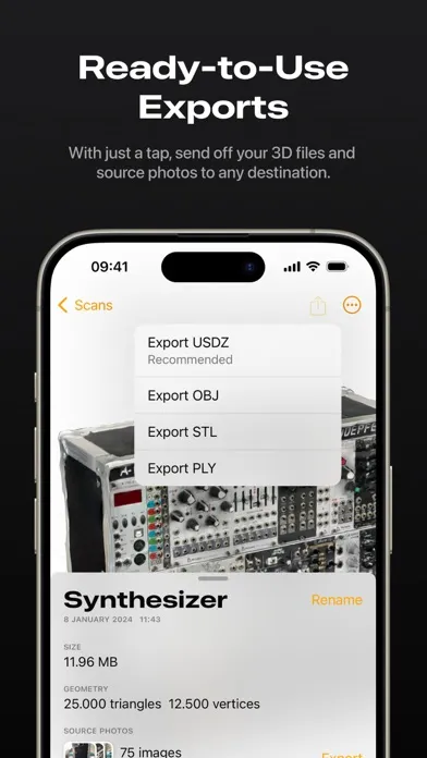 Orbit: LiDAR 3D Scanner Screenshots
