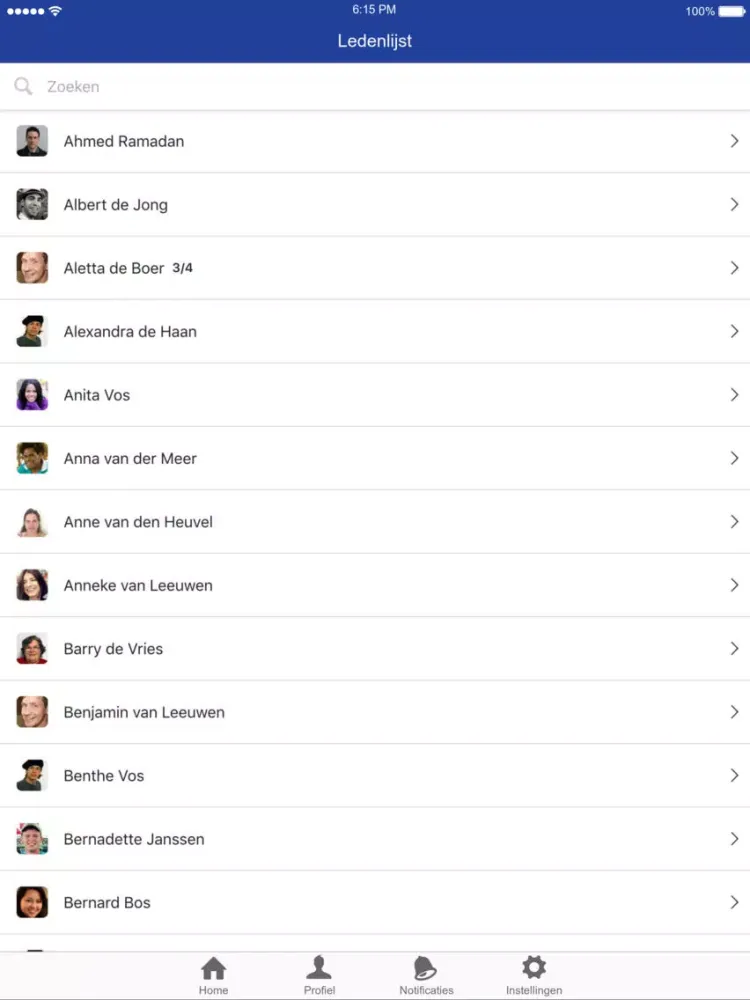 RVC Libanon iPad  Screenshots