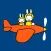 Miffy flies