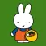 Miffy in the garden