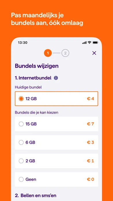 Mijn Simyo Screenshots