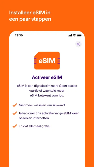 Mijn Simyo Screenshots