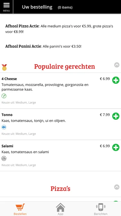 Zrzuty ekranu Bambino's Pizza