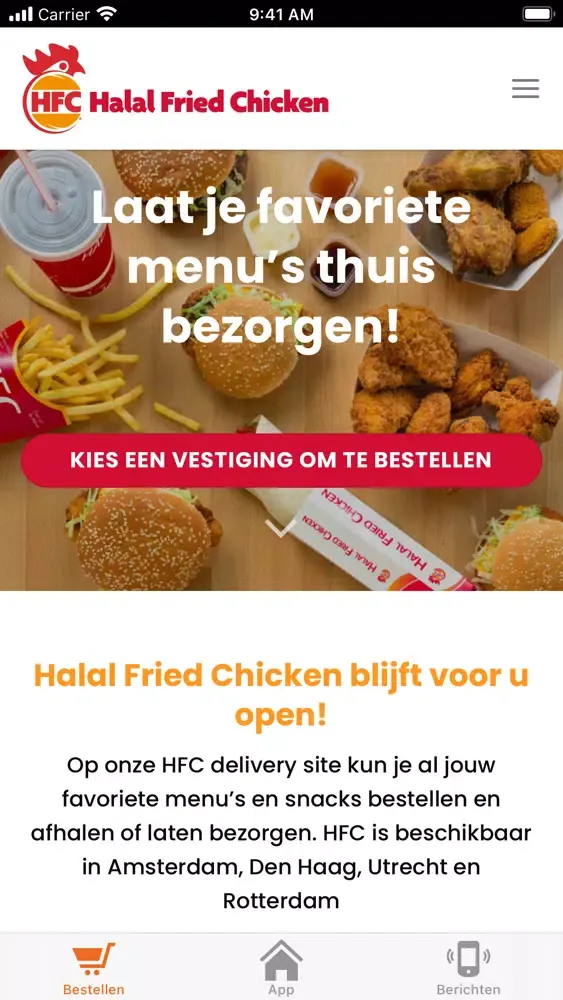 Captures d'écran de Halal Fried Chicken HFC