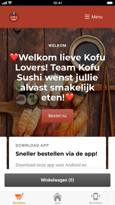 Captures d'écran de Kofu Sushi