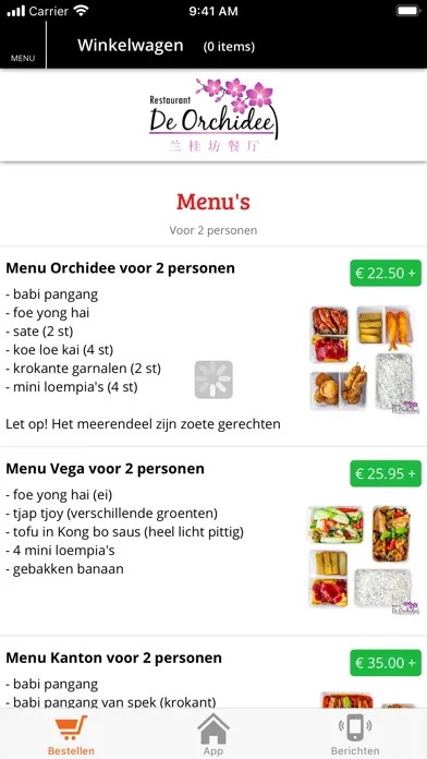 Captures d'écran de Restaurant De Orchidee