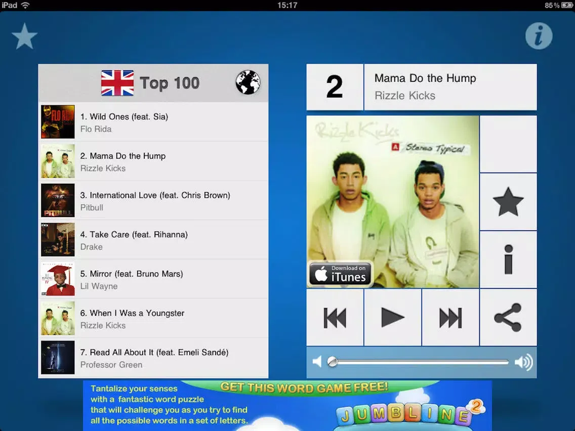 Captures d'écran de Hip Hop & Rap top 100 iPad 