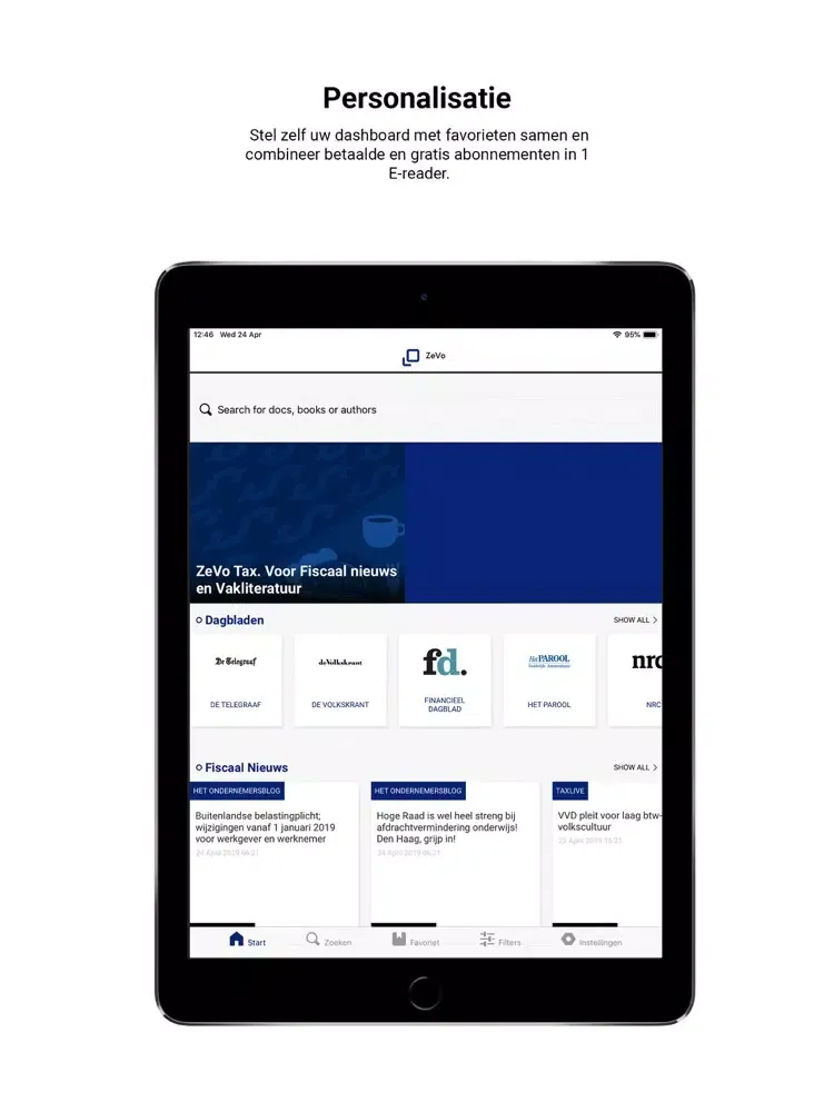 ZeVo Tax iPad  Screenshots
