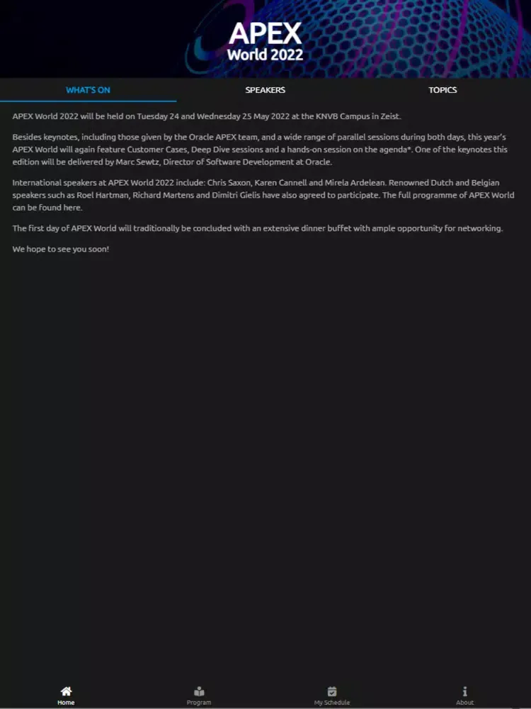 APEX World 2022 iPad  Screenshots