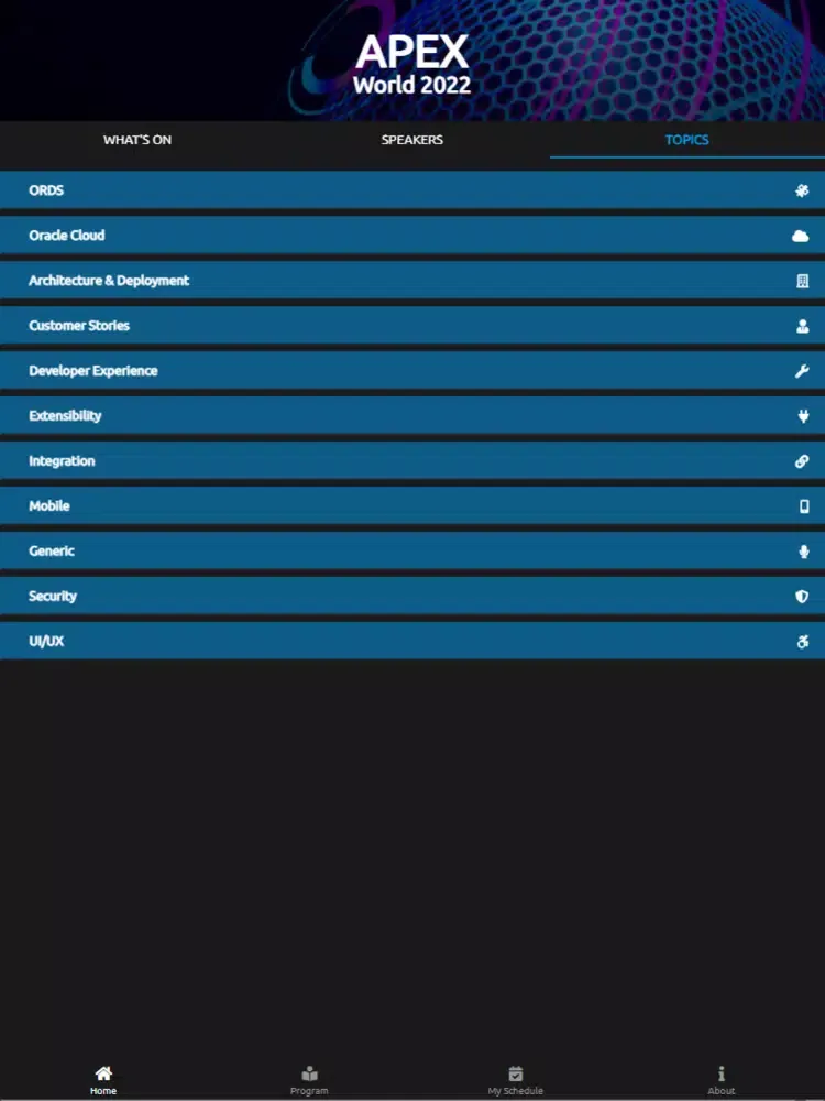 APEX World 2022 iPad  Screenshots