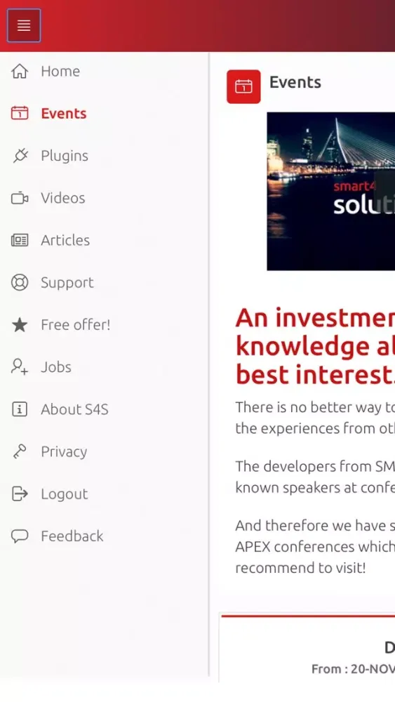 SMART4Solutions Info Screenshots