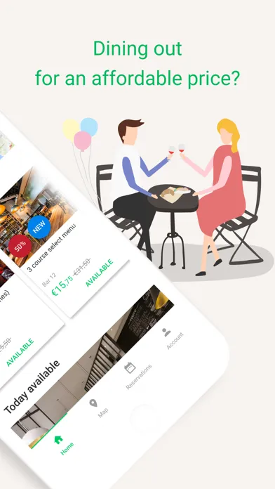 Скриншоты Spontaan - Restaurant deals