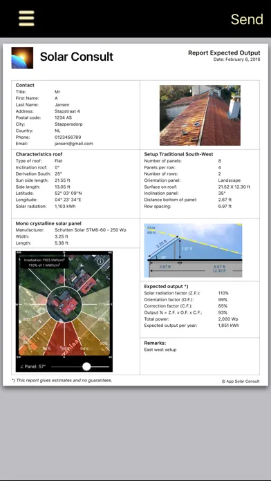 Solar Consult Pro Ekran Görüntüleri
