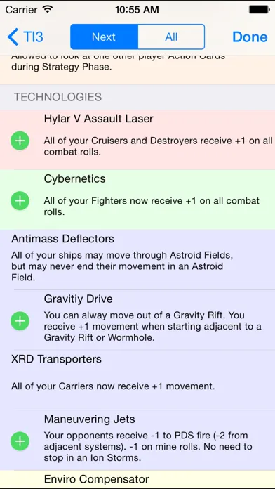 TI3 Race Sheet Screenshots